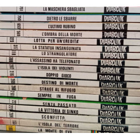 Diabolik n 18 albi. Numerazione in descrizione.