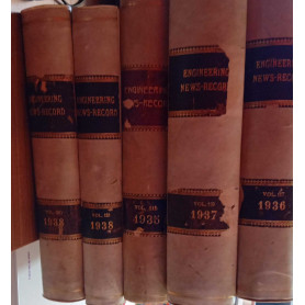Engineering News-Record. A weekly journal of civil engineering and construction practice (5 vol.)