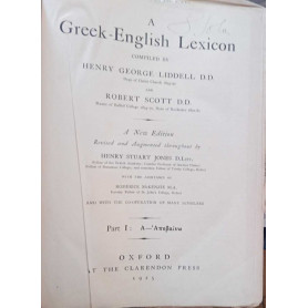 A Greek-English Lexicon (vol.I)