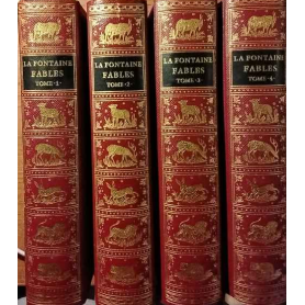 Fables De La Fontaine. 4 volumi.