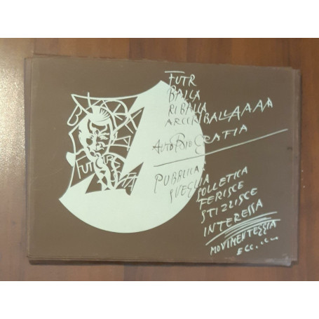 Foto di autoritratti stampati da  Giacomo Balla esemplare numerato