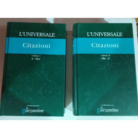 L'Universale. La Grande Enciclopedia Tematica 21-22 Citazioni Volume I II