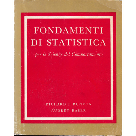 Fondamenti di statistica per le Scienze del Comportamento