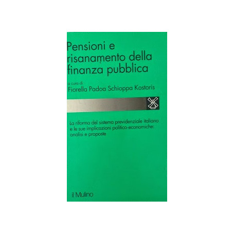 Pensioni e risanamento della finanza pubblica