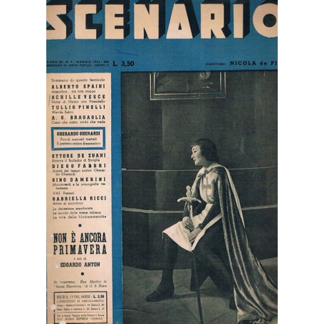 SCENARIO - Rivista XII n. 3 maggio 1943.