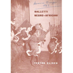 BALLETTI NEGRO-AFRICANI