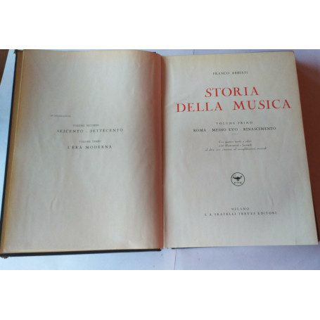 Storia della musica. Volume primo