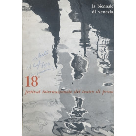 18 FESTIVAL INTERNAZIONALE DEL TEATRO DI PROSA