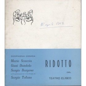 RIDOTTO DEL TEATRO ELISEO