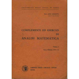 Complementi ed esercizi di analisi matematica. Volumi 1-2