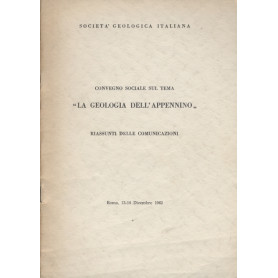 CONVEGNO SOCIALE SUL TEMA `LA GEOLOGIA DELL'APPENNINO`