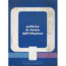 Politiche di rientro dall 'inflazione