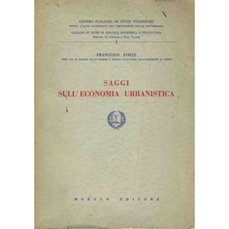 Saggi sull'economia urbanistica