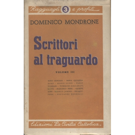 SCRITTORI AL TRAGUARDO - Volume III