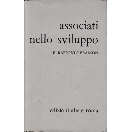 Associati nello sviluppo. Il Rapporto Pearson