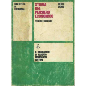 Storia del pensiero economico. Volume secondo