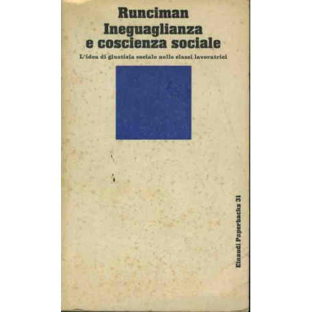 Ineguaglianza e coscienza sociale