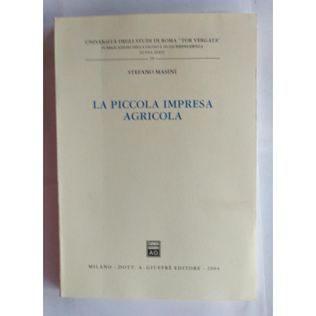 La piccola impresa agricola