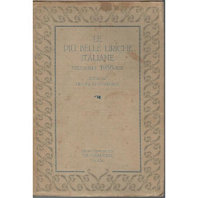 Le pià¹ belle liriche italiane dell'anno 1938