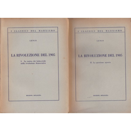 La rivoluzione del 1905. I. II.