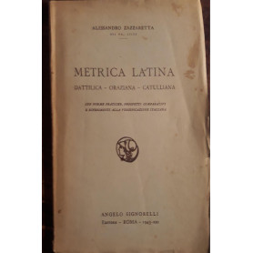 Metrica latina: dattilica-oraziana-catulliana