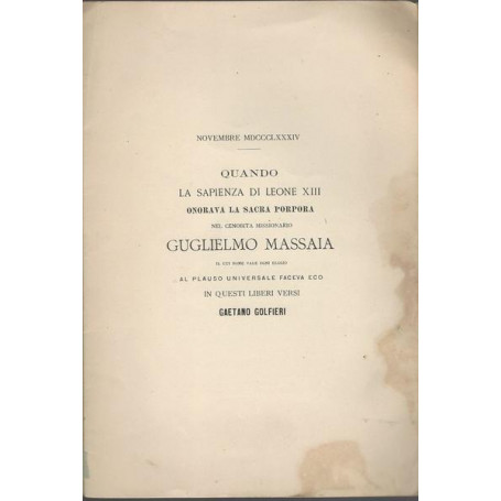 QUANDO LA SAPIENZA DI LEONE XIII ONORAVA LA SACRA PORPORA