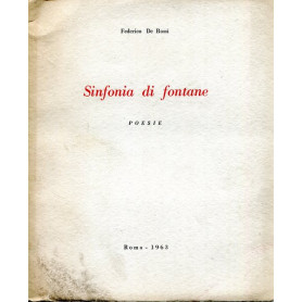 Sinfonia di fontane. Poesie