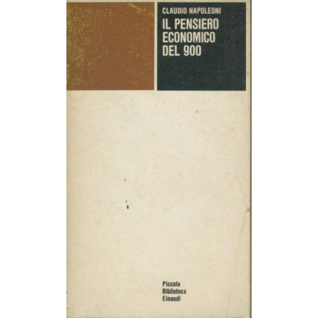 Il pensiero economico del 900