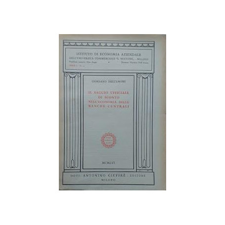 Il Saggio ufficiale di sconto nell'economia delle Banche Centrali