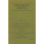 Strumenti critici: rivista quadrimestrale di cultura e critica letteraria Vol.1