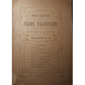 Societé de la flore valdotaine (bullettin n.16)