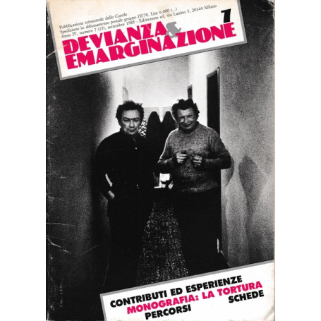 Devianza & emarginazione. 7 - La tortura