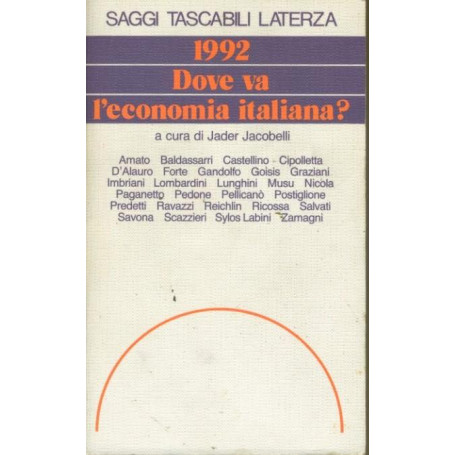 1992 : dove va l'economia italiana?