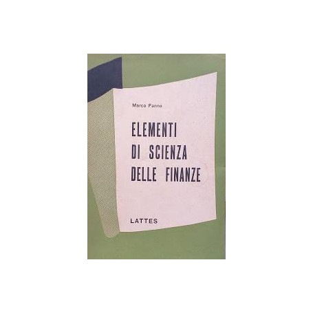 Elementi di scienza delle finanze