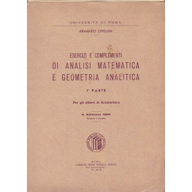 Esercizi e complementi di analisi matematica e geometria analitica. I.