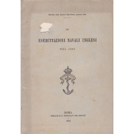 Le esercitazioni navali inglesi nel 1892
