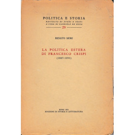 La politica estera di Francesco Crispi (1887 - 1891)