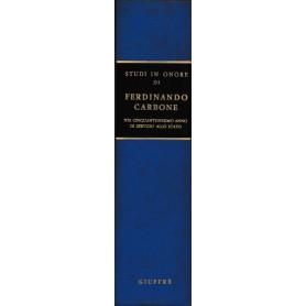 Studi in onore di Ferdinando Carbone