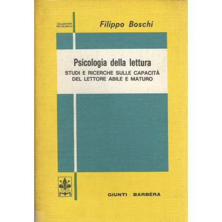 PSICOLOGIA DELLA LETTURA