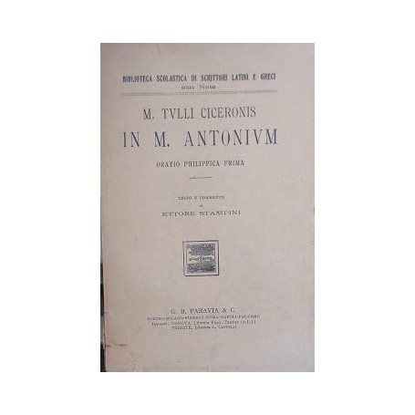In M. Antonium