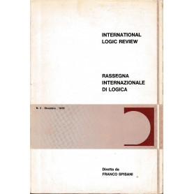 International Logic Review. Rassegna internazionale di logica. N. 2 - Dicembre 1970
