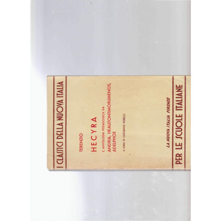 HECYRA e antologia pedagogica da ANDRIA