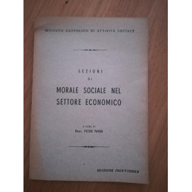 Lezioni di morale sociale nel settore economico