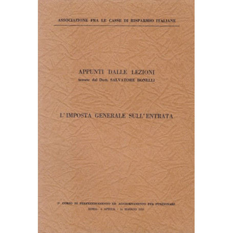 L'imposta generale sull'entrata