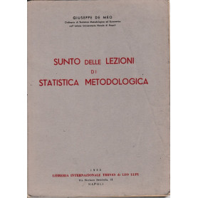 Sunto delle lezioni di Statistica Metodologica