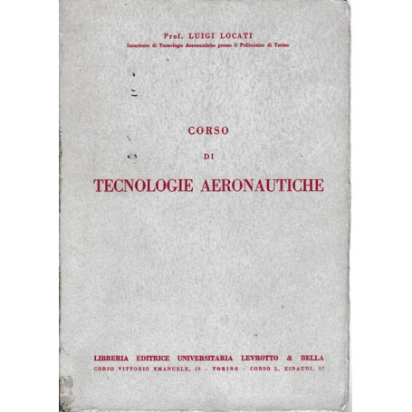 Corso di Tecnologie Aeronautiche