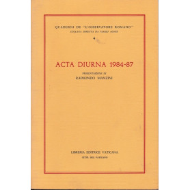 Acta Diurna 1984 - 87