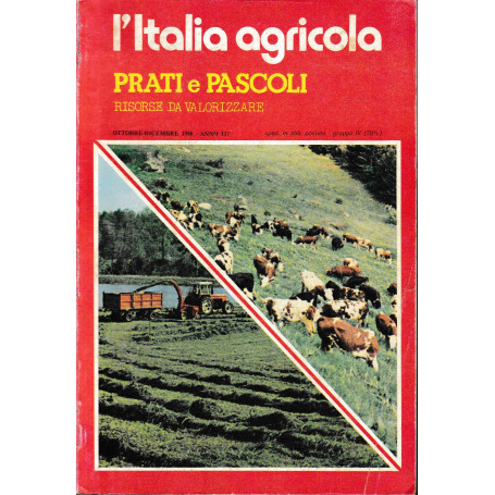 L'Italia agricola. Prati e pascoli Ottobre-Dicembre 1980