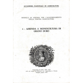 Azienda a monocultura di grano duro