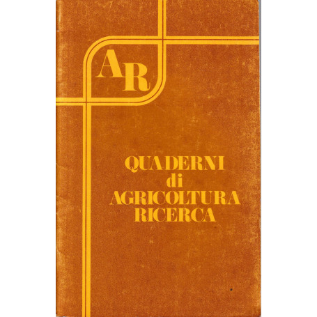 Quaderni di Agricoltura Ricerca